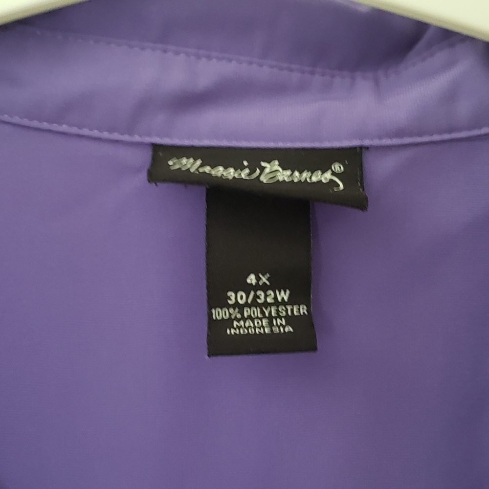 Women's Purple Ruffle Top - Picture 5 of 5